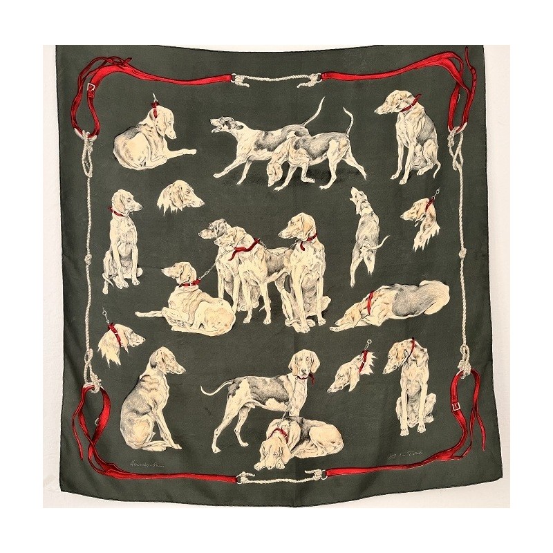 CARRÉ HERMÈS : CHIENS DE MEUTE