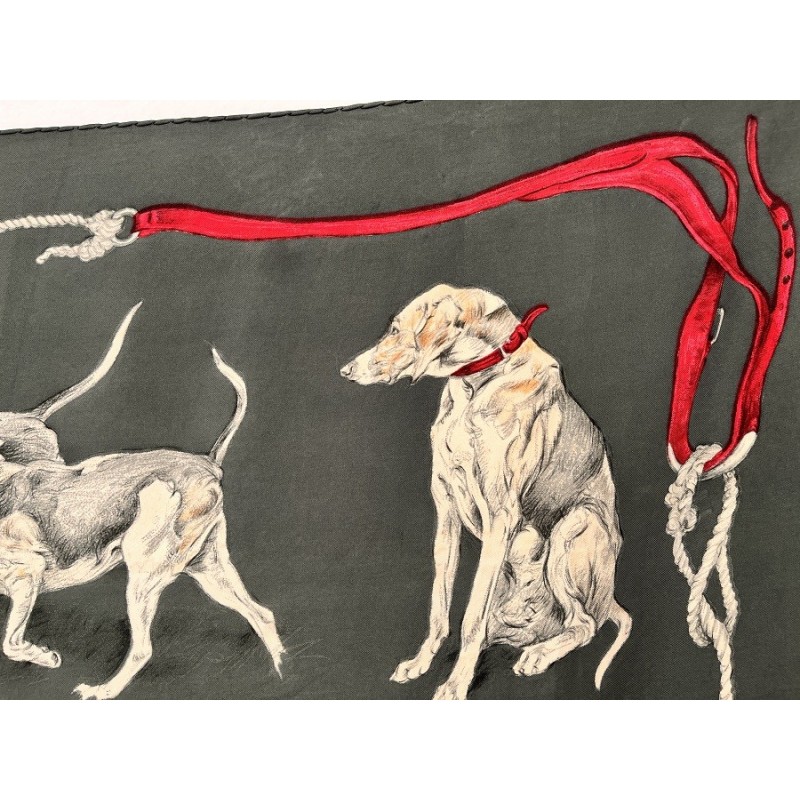 CARRÉ HERMÈS : CHIENS DE MEUTE