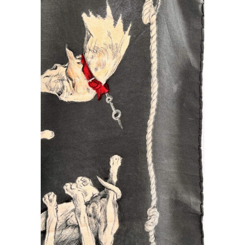 CARRÉ HERMÈS : CHIENS DE MEUTE