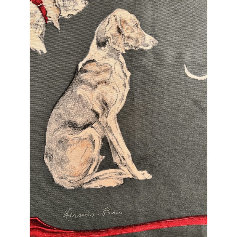 CARRÉ HERMÈS : CHIENS DE MEUTE