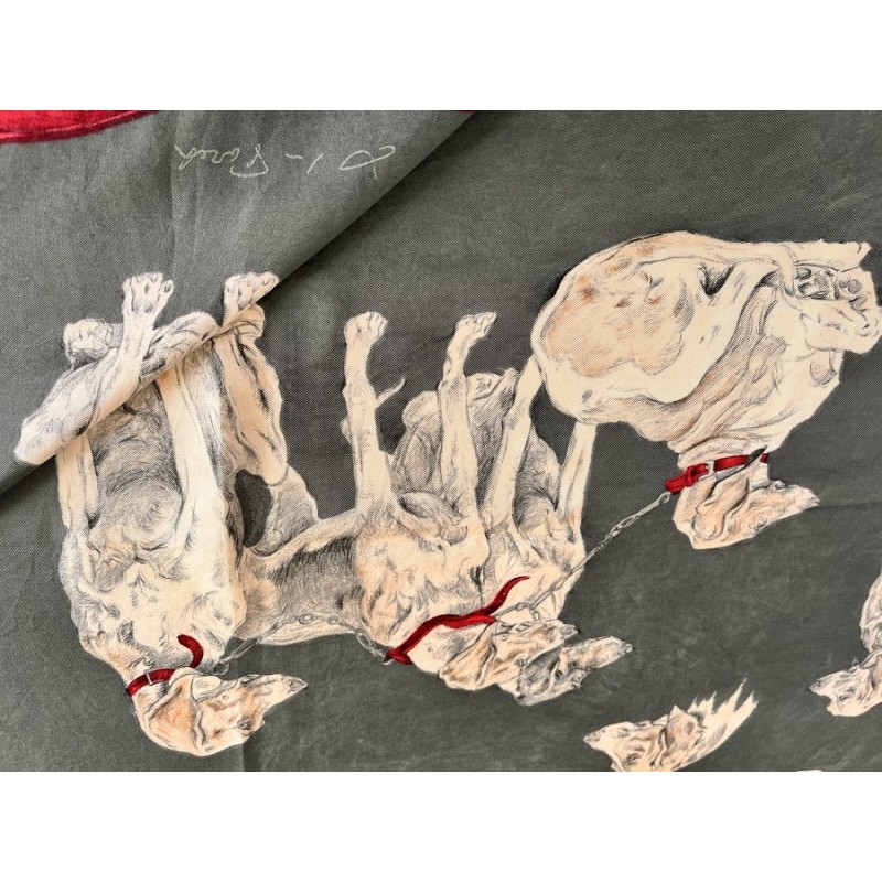 CARRÉ HERMÈS : CHIENS DE MEUTE