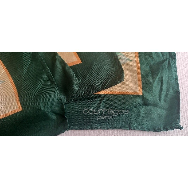 Lot de 7 carrés en Soie