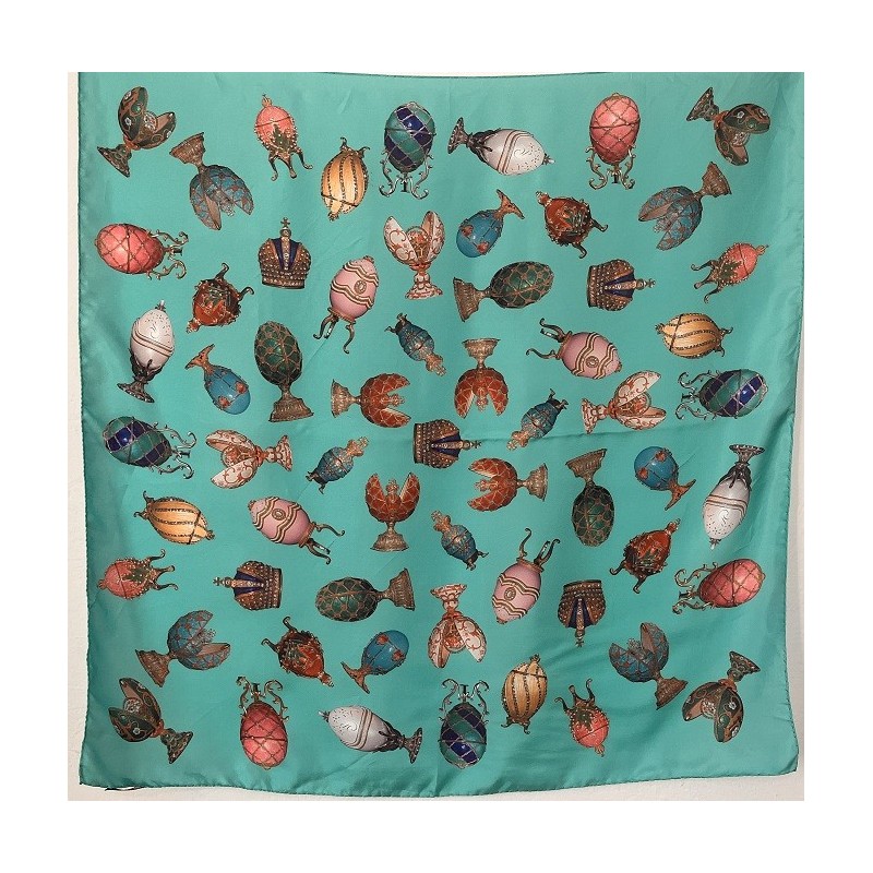 Foulard carré en soie