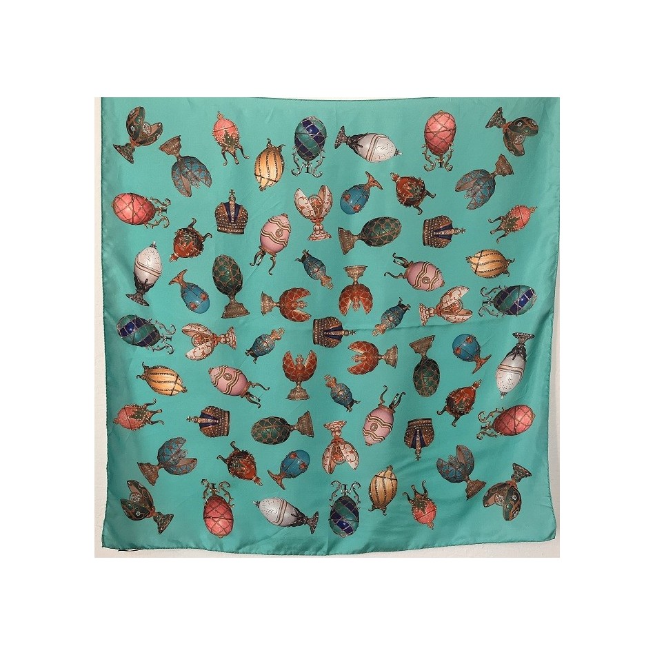 Foulard carré en soie