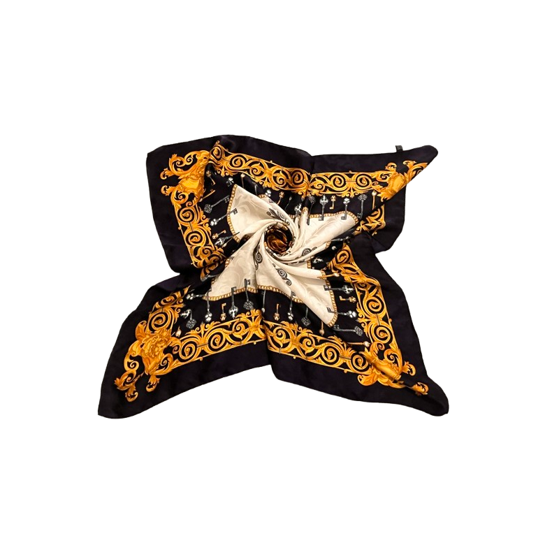 Foulard carré en soie